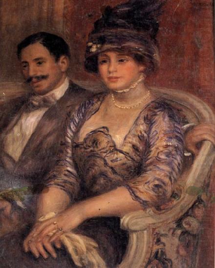 M and Mme Bernheim de Villers, Pierre Renoir